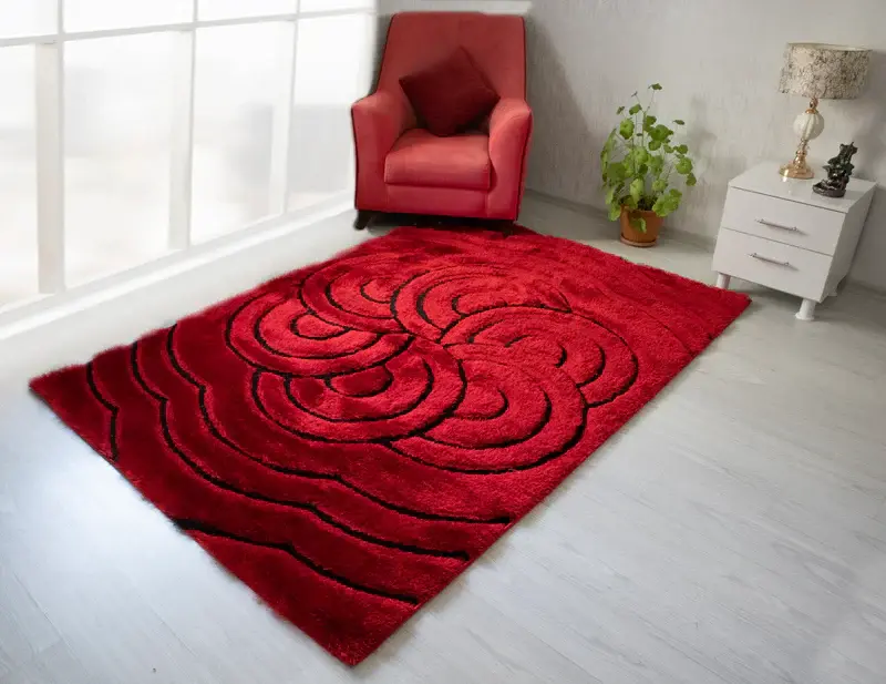 3D Shaggy RUBY Area Rug - 3D999