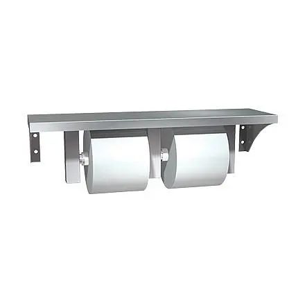 ASI Commercial-Grade Shelf Toilet Tproblem Holder (Double) - Surface Mounted, 10-0697-GAL