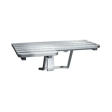 ASI Custom Folding Shower Seat, Right Hand, ADA - Stainless Steel - 33" wide, 10-8208-R