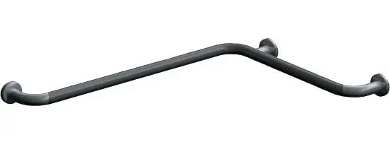 ASI Dependable Snap Socket Weld Flange (1-1/4" Diameter) Peened - Horizontal Grab Bar, 18-1/8" x 33-1/8", 1...