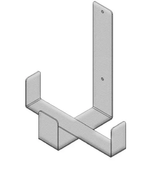ASI EZ Fill Mounting Bracket 5 L Multi-Feed Container - Mounted Under Vanity, 10-0390-BR