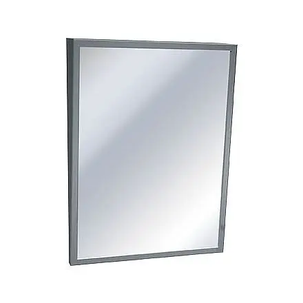 ASI Fixed Tilt Mirror, 24" W x 30" H Stainless Metal Steel Frame, 10-0535-2430