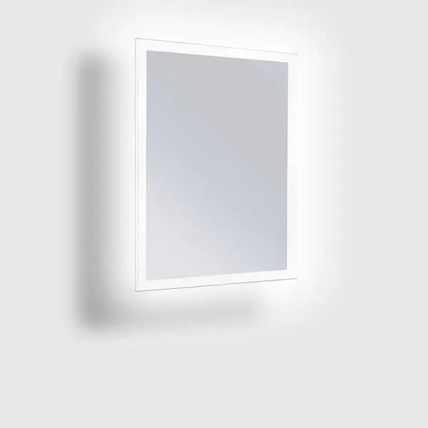 ASI Frameless - Plate Glass Frosted Border - LED Lighted - 48" x 36" - Surface Mounted, 10-0641-4836