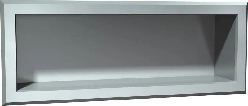 ASI Heat-Resistant Security Shelf - Chase Mount - Recessed, 10-130