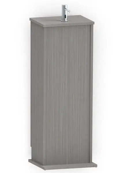 ASI Mobile Plastic Laminate Sanitizing Station - AC - Freestanding, 10-FS-0700AC