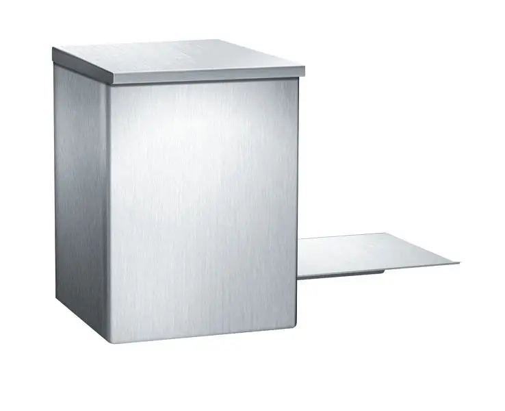 ASI Non-Slip Sanitary Napkin Disposal Shelf - Surface Mounted, 10-0852-SH
