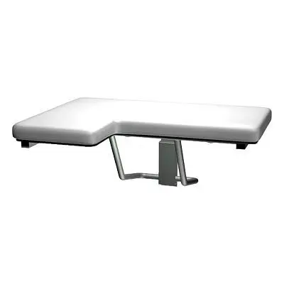 ASI Ready-to-Use Folding Shower Seat, Padded - L Influenced - Right Hand, ADA, 10-8205-R