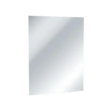 ASI Reflective Frameless Mirror, Type 304 Stainless Alloy Steel Surface, Polish (Masonite support) 24"W X 36"H, ...