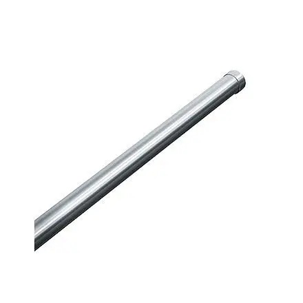 ASI Ribbed Shower Curtain Rod Concealed Mounting Pipe Flanges (pair) (Part No. 1224-1) - 1" Diameter Bar, Stainless S...
