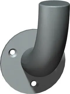 ASI Security Toilet Tproblem Holder - Front Mount - Surface Mounted, 10-111