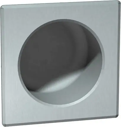 ASI Security Toilet Tproblem Holder - Square, Chase Mount - Recessed, 10-110-1