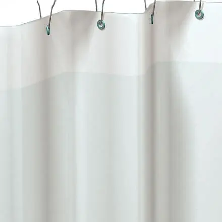 ASI Shower Curtain (8 ga. Ivory Vinyl) 60"W x 72"H, Order 10 Hooks Separately, 10-1200-V60