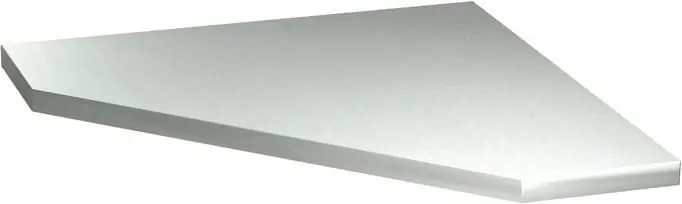 ASI Shower Seat - Corner - Surface Mounted, 10-0010