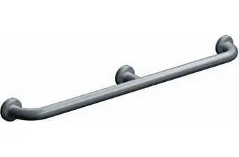 ASI Snap Flange (1-1/4" Diameter) Smooth - Straight Grab Bar Intermediate Substantiate, 54" Length, 10-3702-54