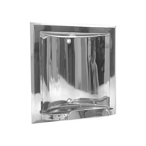 ASI Soap Dish -Recessed - Chromium Plated Zamak, 10-0404-Z
