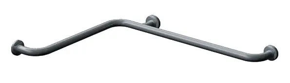 ASI Time-Tested Exposed Slip-On Flange (1-1/4" Diameter) Smooth - Horizontal Grab Bar, 54" x 36", 10-3456
