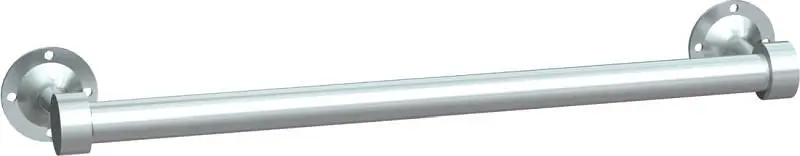 ASI Towel Bar (Round) 30" - Surface Mounted, Chrome Plated Zamak, 10-0755-Z30
