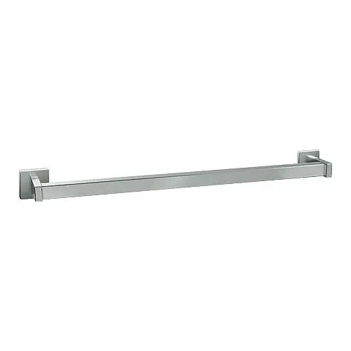ASI Towel Bar, Square - Satin Stainless Steel - 30" Length - Surface Mounted, 10-7360-30S