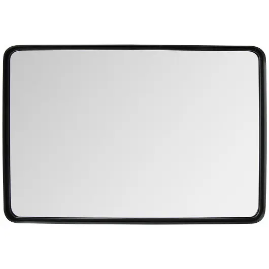 Costway Rectangular Wall Mount Bathroom Mirror Vanity Mirror, L, JV10298BK-L