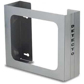 DETECTO Work Glove Box Holder, Wall Mount, 2 Boxes, Stainless Carbon Steel, GH2SS