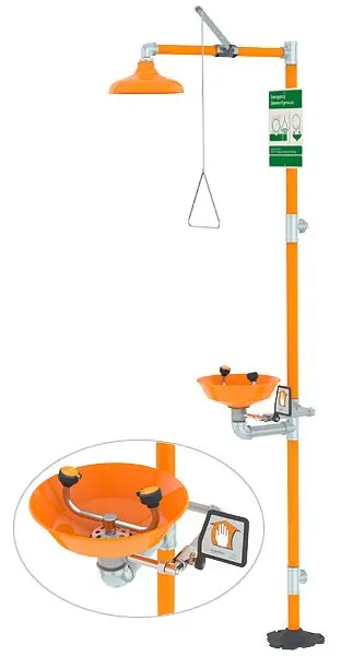 Guardian Eye Wash/Shower Securety Station Plastic Bowl, G1902P