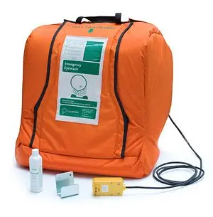 Guardian 16 Gal Travel-friendly Eye Wash Unit Heat Traced Fleece Jacket, G1540HTR