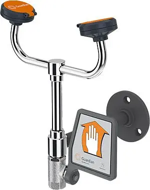 Guardian Grip Wall Mounted Eye/Face Wash, Two FS-Plus Spray Heads, G1771