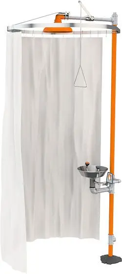 Guardian High-Performance Modesty Curtain Assembly ( Mounting on Securety Station), AP250-015