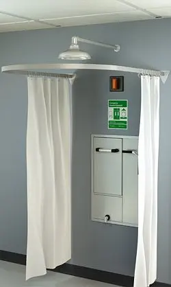 Guardian Modesty Curtain Assembly Wall Mounted Recessed Units, AP250-065