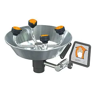 Guardian Professional Wall Mounted Eye/Face Wash 4 Spray Heads, Plastic Bowl, G1724P