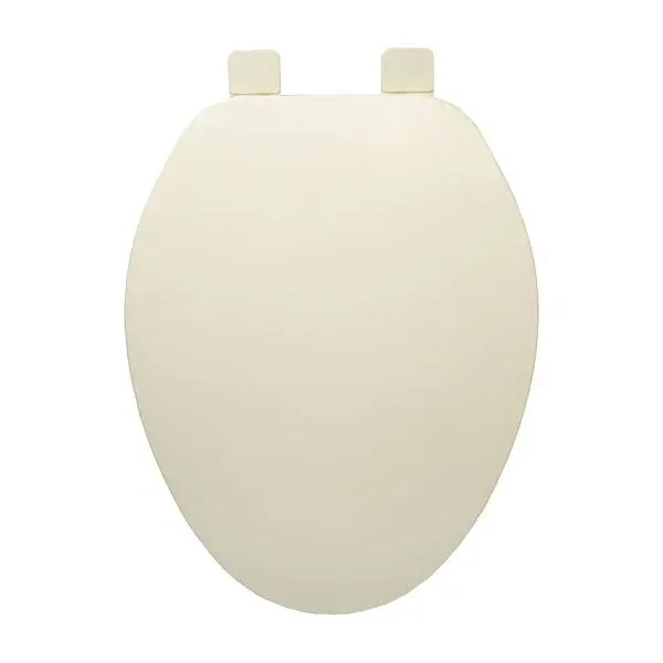 Jones Long-Lasting Stephens Builder Grade Delrin Toilet Seat, Biscuit, Elongated Closed Front Cover, C101102 Jones Stephens
