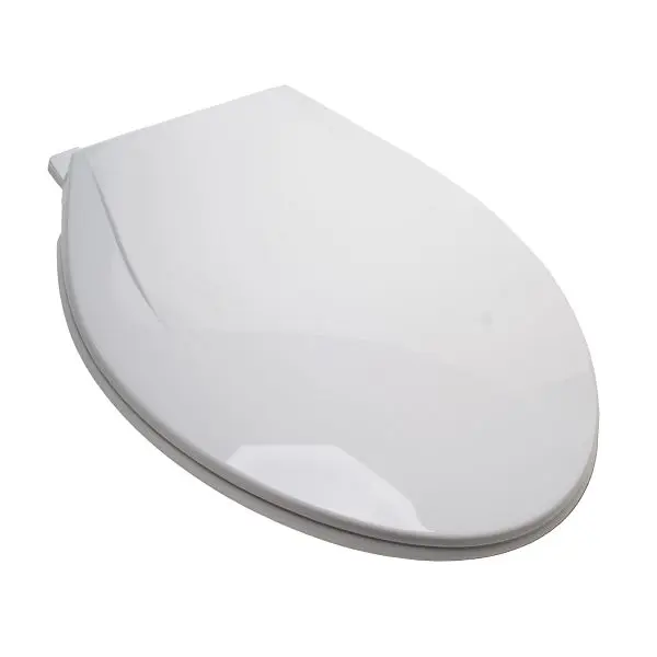 Jones Multipurpose Stephens EZ Close® Quality Polymer Seat, White, Elongated Closed Front Cover, C1107S00 Jones Stephens
