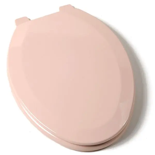 Jones Precision Stephens Deluxe Molded Wood Seat, Venetian Cotter Pink, Elongated Closed Front Cover, C014WD20 Jones Stephens