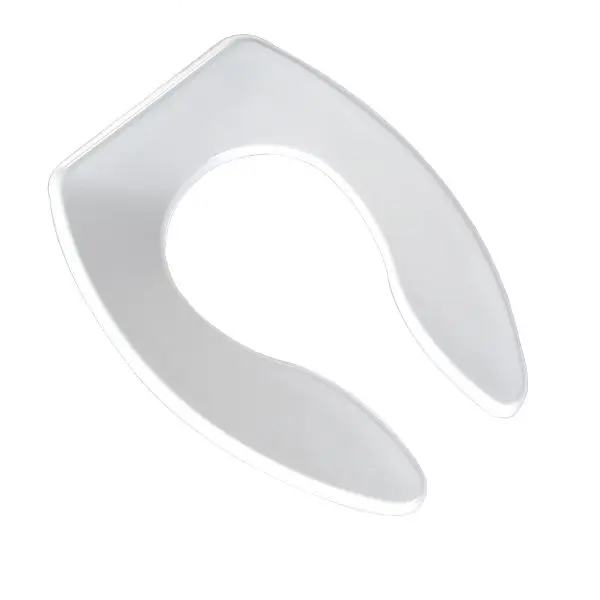 Jones Pro-Series Stephens Heavy Duty Commercial Seat, White, Check Hinge, Elongated Open Front Less Cover, C108SSCAM00 Jon...