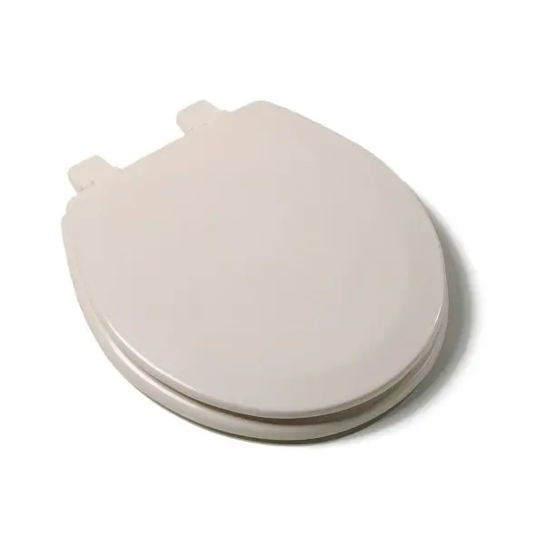 Jones Recyclable Stephens Deluxe Molded Wood Seat, Biscuit, Round Closed Front Cover, C013WD02 Jones Stephens