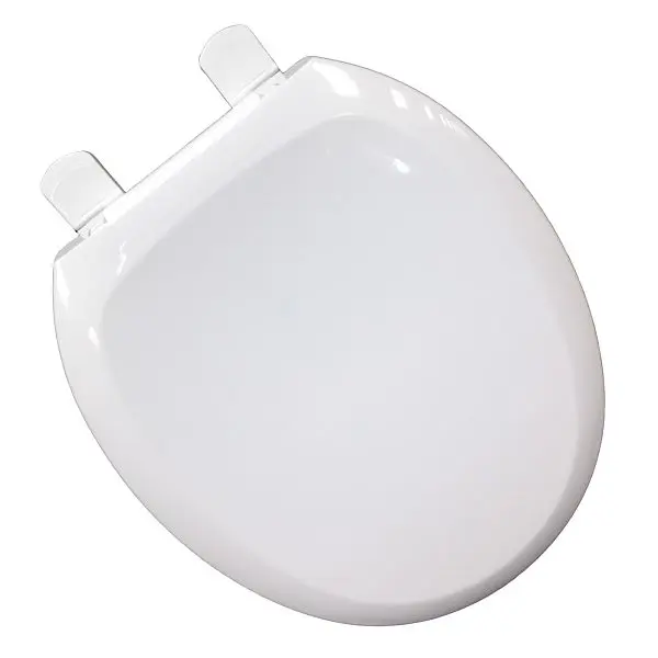 Jones Rugged Stephens EZ Close® and QuicKlean™ Luxury Plastic Seat, White, Round Closed Front Cover, C3B3RSL00 Jones St...