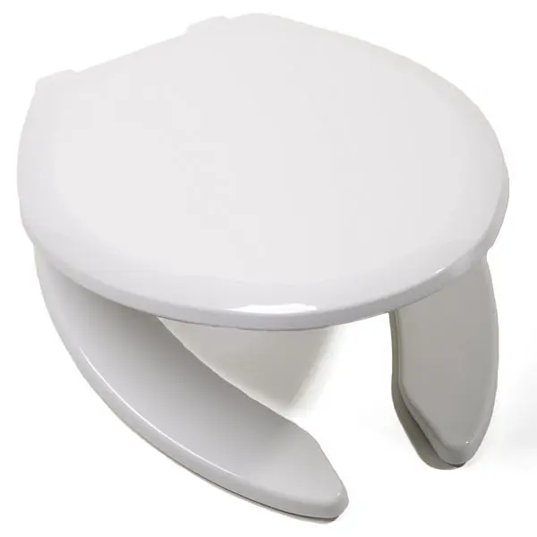 Jones Stephens EZ Close® Luxury Plastic Seat, White, Elongated Open Front Cover, C2200OS00