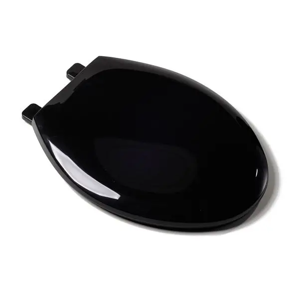Jones Stephens EZ Close® Luxury PVC Seat, Onyx, Elongated Closed Front Cover, C2200S90