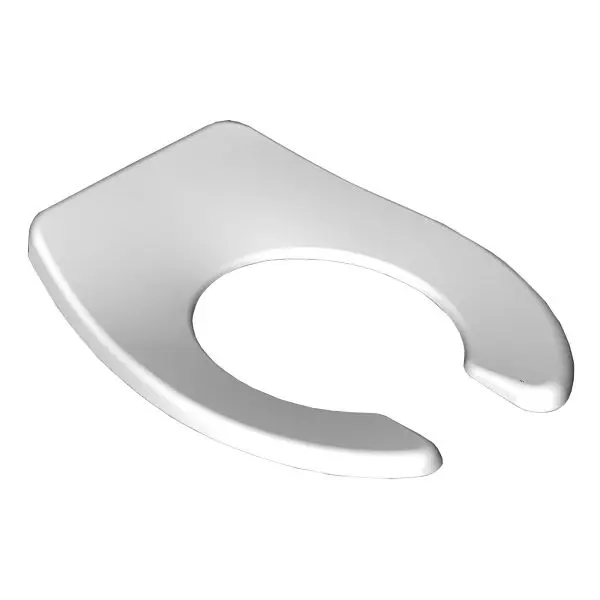 Jones Stephens Commercial Juvenile Toilet Bowl Seat, Pure White, Round Open Front Less Cover C100BBSSCAM00, C100BBSSCAM0