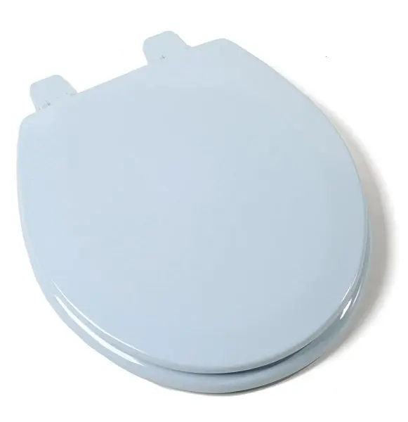 Jones Stephens Deluxe Molded Wood Seat, Dresden Navy Blue, Round Closed Front Cover, C3B4R240