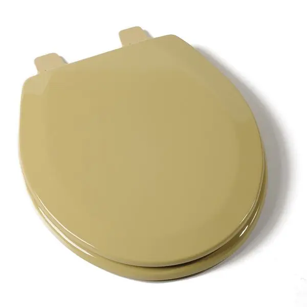 Jones Stephens Deluxe Molded Wood Seat, Harvest Gold, Round Closed Front Cover, C3B4R253