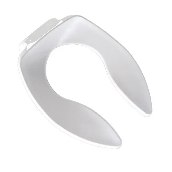 Jones Stephens Extra Heavy Duty Commercial Seat, Pure White, Elongated Open Front Less Cover, C110C00