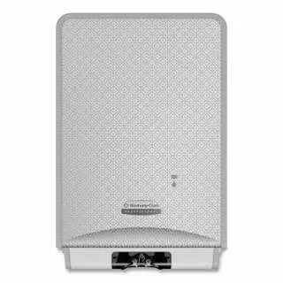 Kimberly-Clark Icon Electronic Skin Maintenance Dispenser, 40.5 Fl Oz Threaded Capacity, Silver Mosaic, 53694