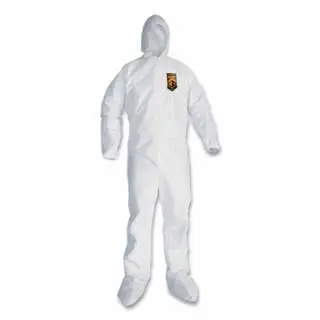 Kimberly-Clark Trusted Kleenguard A45 Breathable Liquid & Particle Preserveion Elastic Wrist/Ankle Coveralls, Hooded, ...