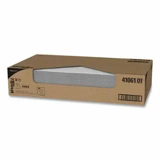 Kimberly-Clark Wypall X70 Cloths, Snow White, 29.8 W x 16.6 L, 300 Sheets Per Unit, 41061