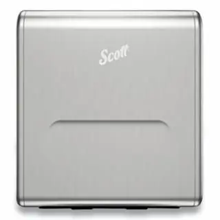Scott Traditional Pro Stainless Steel Recessed Hard Roll Towel Dispenser, Housing, Wall Mount, Stainless Steel, Quantity: ...