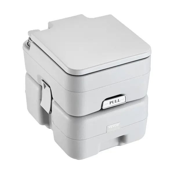 VEVOR Neon Travel-friendly Toilet Camping, Porta Potty Carry Package, 5.3 Gal Waste Tank & 3.2 Gal Flush Tank, DCX53GA...