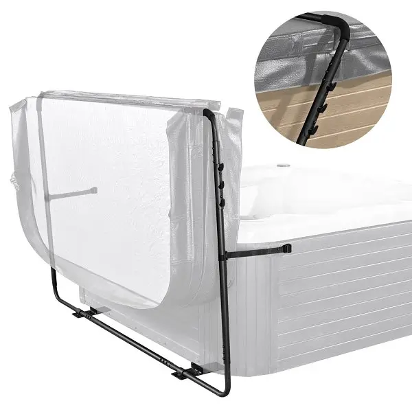 VEVOR Ready-to-Use Hot Tub Cover Lift, Spa Cover Lift, Height 31.5" - 41.3" Width 53" - 92.5" Adjustab...