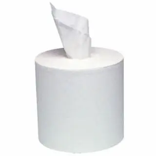 Windsoft Center Flow Towel, White, 7.95 W x 13.5 L per Sheet, Roll, 2 Ply, 6 Rolls/Carton, WIN1420B