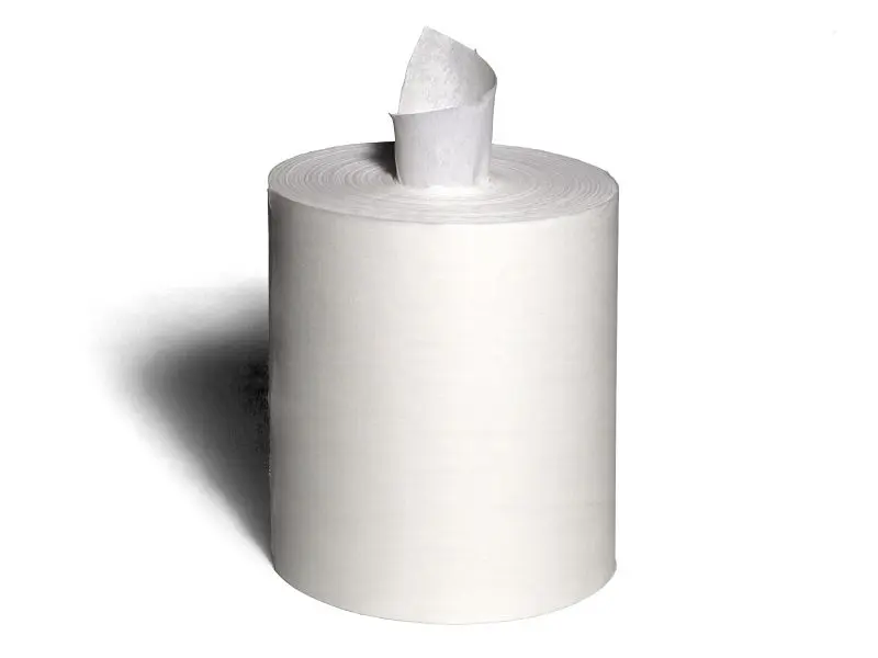 Bro-Tex Easy Solution Wipes Dry White Spunlace Roll Bucket, 250 per Unit, Case 6 Units, 24469